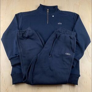 Alo " Navy "Tracksuit Set